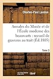 Image de Annales du Musée et de l'École moderne des beaux-arts : recueil de gravures au trait Tome 3