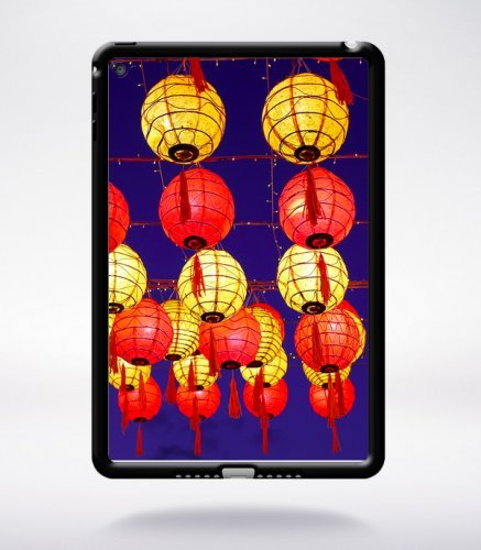 Preisvergleich Produktbild Schutzhülle Lampions chinesischen kompatibel Apple iPad Mini 4 Rand schwarz