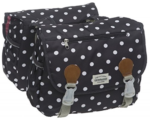 New Looxs Joli Midi Double Polka Black schwarz mit weiße Punkte Kindertasche Jugend Fahrradtasche