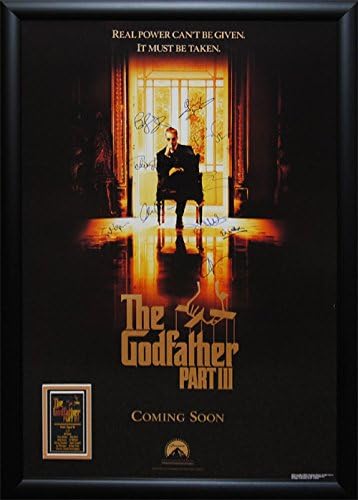 Godfather lll - Signed Movie Poster in Wood Frame with COA