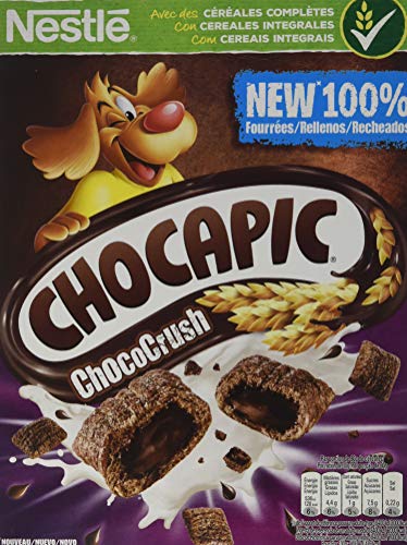 Nestlé Chocapic Chococrush Céréales Petit Déjeuner Paquet de 410g - Lot de 4