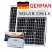 Produktbild 100 W (50 W + 50 W) 12 V Photonic Universe Solar Ladekabel Kit aus Deutsche Solar Zellen mit 10 A Controller und 5 m Kabel für 12 V/24 V Batterie oder Akku Bank
