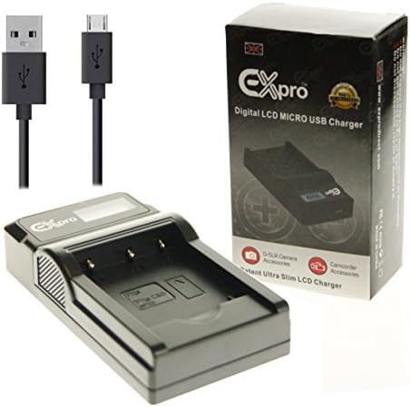 Ex-Pro® Sony NP-FZ100 NPFZ100 BC-QZ1 LCD Go-Charge USB Charger for Sony Alpha A7R M3 A7R III A7R3 A9 ILCE-A9 ILCE-9 ILCE9