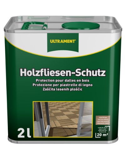 Ultrament 68400830135208 Holzfliesen-Schutz (kdi Holz) naturbraun 2 Liter