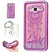 Produktbild Hülle Galaxy J3 2016 (5,0 Zoll) Hülle Transparent Hardcase,3D Galvanotechnik TPU Kreative Liquid Bling Hülle Case Für Samsung Galaxy J3 (2016) J320 (5,0 Zoll),Dynamisch Treibsand Flüssige Fließend Wasser Glitter Sparkle Klar Hart Plastik Tasche Kristall Handytasche Rückseite Hülle Schale Etui Für Samsung Galaxy J3 J310 / J3 (2016) J320 (5,0 Zoll) + Schlüsselanhänger (R) (10)