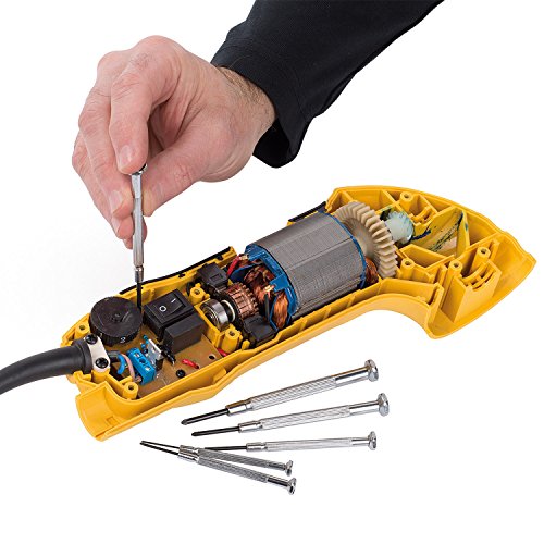 Präzisions-Schraubendreher-Set Feinmechanikwerkzeug Uhrmacherset Chrome-Vanadium-Stahl 6 Stück Präzisions-Schraubendreher Chrome Vanadium, 6 Stück, Schlitz / Kreuz in Kunststoffbox - 7