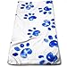 Produktbild Hoklcvd Large Dog Watercolor Paw Prints Multi-Purpose Microfiber Towel Ultra Compact Super Absorbent and Fast Drying Sports Towel Travel Towel Beach Towel