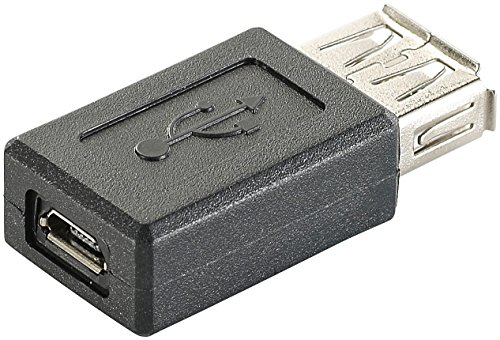 auvisio USB-2.0-Adapter von USB-A-Buchse zu Micro-USB-B-Buchse