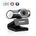 Produktbild Full HD Webcam 1080p LifeCam USB Cam Breitbild Videoanrufen und Aufnahmen Support Facebook YouTube Streaming, Kompatibel für MAC OS Windows 10/8/7