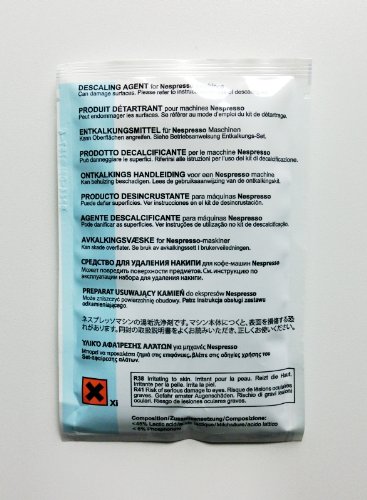 Preisvergleich Produktbild Entkalkungsset für die Nespresso ES50, ES80, CS100, CS200 und CS220