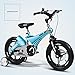 Produktbild Magnesiumlegierung Rahmen Kinder Fahrrad 3-6 Jahre alt Kinder Fahrrad Männer und Frauen Kinderwagen Stoßdämpfer ( Color : Blue , Size : 16 inches )
