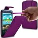 Produktbild Lila Hochwertig PU Leder Flip Klapp Deckel Tasche Schutzhülle Case Hülle Etui COVER Beutel Für SAMSUNG I9300 GALAXY S 3 III , Hochempfindlicher High Sensitive STYLUS PEN Eingabestift & LCD Schutzfolie Folie Schutz Für Bildschirm Display Screen BY N4U Zubehör und Accessoires