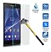 Produktbild Huawei Y6 2017 Tasche, KuGi Huawei Y6 2017 Displayschutz Displayschutzglas / Tempered Glass / Panzer Glas Display Schutz Folie / Schutzglas / Echte Glas / Verbundenglas / Glasfolie für Huawei Y6 2017 Smarphone (Transparent)