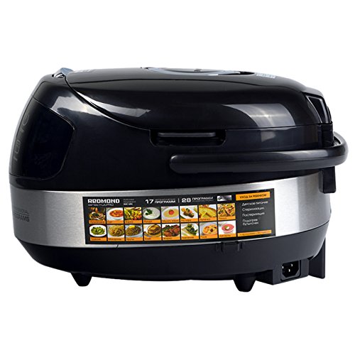 Multivarka REDMOND RMC-M90RU schwarz / silber (russisch) 5 Liter - 4