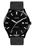s.Oliver Herren Analog Quarz Uhr mit Edelstahl Armband SO-3479-MQ
