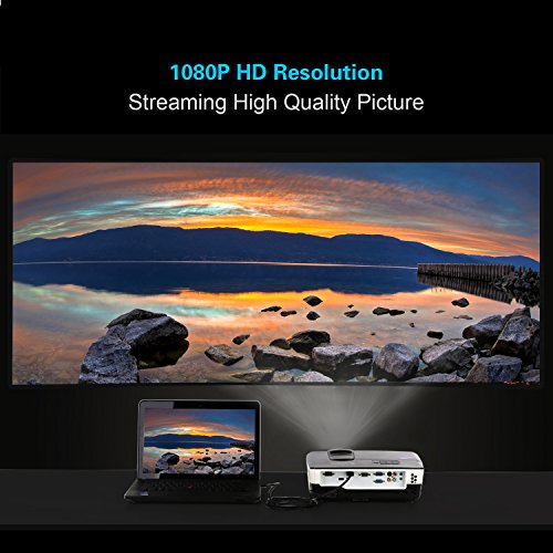 Mini DP auf HDMI Kabel (6ft/1.8M), CHOETECH Mini DisplayPort (Thunderbolt Port kompatibel) zum HDMI Kabel (1080p Auflösung) für MacBook Pro, MacBook Air, Mac mini, Microsoft Surface Pro 3/4 und andere - 6