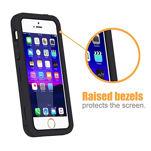 Dailylux Funda iPhone 5s Funda iPhone 5 Funda iPhone SE Carcasa Protector TPU PC Resistente a los Ara azos para el iPhone 5S 5 SE -Negro reviews Dailylux Funda iPhone 5s Funda iPhone 5 Funda iPhone SE Carcasa Protector TPU PC Resistente a los Ara azos para el iPhone 5S 5 SE -Negro