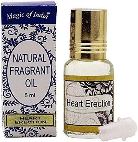 Magic Of India Natural Fragrant Oil Heart Errection Fragrance 100% Pure and Natural - 5 ml