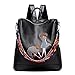 Produktbild Damen Bestickt Rucksack PU Leder Ethnischen Stil Mode Bestickt Rucksack,BlackLace-OneSize