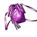 Produktbild WOCACHI Neue Damen Frauen Handtasche Umhängetasche Quaste Bote Hobobeutel Geldbeutel Schulranzen (Violett)