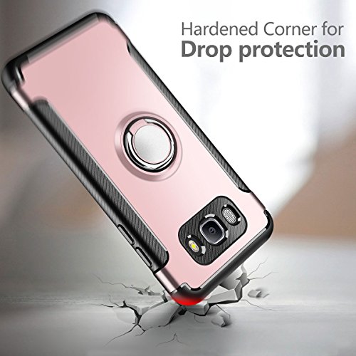 Funda Samsung Galaxy J7 2016 Coolden Galaxy J710 Funda con Anillo Kickstand 360 Grados Giratorio Ring Grip Carcaca J7 2016 Doble Capa de Protecci n Contra Impactos Caso para Galaxy J7 2016-Oro Rosa reviews Funda Samsung Galaxy J7 2016 Coolden Galaxy J710 Funda con Anillo Kickstand 360 Grados Giratorio Ring Grip Carcaca J7 2016 Doble Capa de Protecci n Contra Impactos Caso para Galaxy J7 2016-Oro Rosa