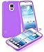 Produktbild Cadorabo - TPU Silikon Schutzhülle (Full Body Rund-um-Schutz auch für Das Display) für > Samsung Galaxy S5 / S5 NEO < in Flieder VIOLETT