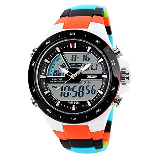 SSITG Unisex Digital Armbanduhr wasserdicht Sportuhr Herrenuhr herren Sport Quarz analog uhr SSITG Unisex Digital Armbanduhr wasserdicht Sportuhr Herrenuhr herren Sport Quarz analog uhr