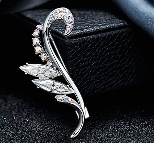 ZHANGYUQI Retro ladies brooch high-grade fashion brooch crystal pin jewelry jewelry coat shirt decoration brooch