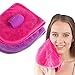 Makeup Remover Cloth (2 Pack) with FREE Makeup Brush Cleaner. Wipes Make Up Off for Clean Clear Skin. Facial Cleansing Cloths. Natural & Simple to Use - Gift Idea