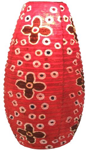Corona Papierlampenschirm Flower Power / Papierlampenschirme oval - 2