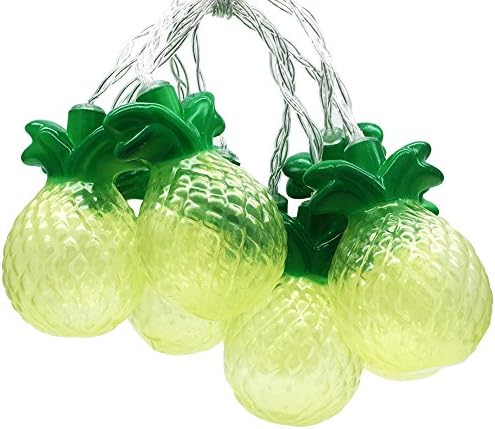 FitLit Pineapple 10 Warm White LED String Lights Garland Novelty Party Home Decor