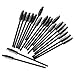 Gleader Disposable Eyelash Black Mascara Wand Applicator Brush Cosmetic Eye Wands Brush Makeup Applicators