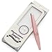 Precision Eyebrow Slant Tweezers | Perfectly Aligned Slanted Tip | Premium Quality | Remove Ingrown Hair | For Splinter, Tick and Glass Removal - Light Pink