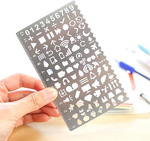 Life Metal Planner Stencils with Lots of Patterns Graphics