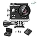 Produktbild Action Kamera 4K HD Wifi Sport Kamera mit Zubehör-Kit 2.0 LCD Wifi Sport Kamera 30M 1080P 60fps 170° mit Transporttasche 2 Batterien