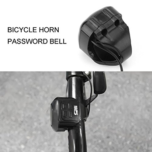Preisvergleich Produktbild Lauter Sound Radfahren Elektrisches Fahrrad Horn Passwort Bell Alarm Diebstahlsicherung