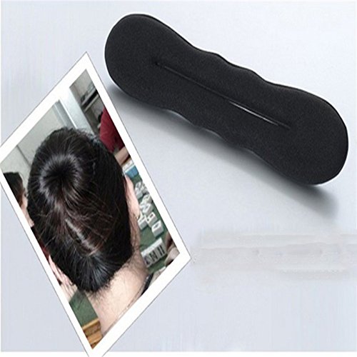 Demarkt Lockenwickler Haarknoten-Styler Magic Schwamm Frisur Twist Curler Tool Clip Donut Style DIY - 3