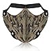 Produktbild Sakuldes Gothic Steampunk Maske Biker Männer Motorrad Half Face Anti Staub Cosplay Airsoft Wind Cool Punk Maskerade Maske (Color : 2)