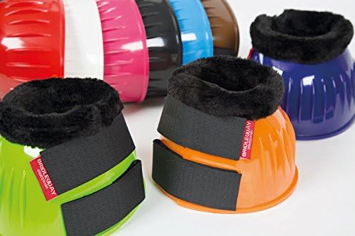 Brildeway Fleece Trimmed Quick Fit Over Reach Boots (Pair) (Full, Orange)
