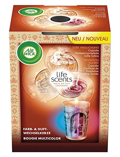 Air Wick Farb- und Duftwechselkerze Life Scents Süße Versuchung, 1er Pack