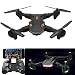 Produktbild Verbesserte Version des XS809S Quadcopter  Sunsee Upgrade VISUO XS809HW Wifi Weitwinkel 2MP Kamera 2.4G Selfie RC Quadcopter Spielzeug Folding + Weitwinkel 720P Objektiv + Cool Shark Modellierung + 1800mAh Große Batterie (schwarz)
