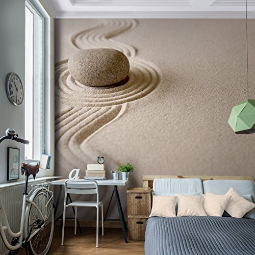 Fototapete Steingarten 396 x 280 cm – Vliestapete – Wandtapete – Vlies Phototapete – Wand – Wandbilder XXL – !!! 100% MADE IN GERMANY !!! Runa Tapete 9059012a - 4