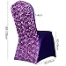 LianLe 1PCS Spandex Wedding Chair Covers Banquet Chair Cover Hotel Chair Cover (Red)