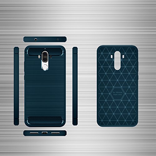 Ivso - Funda protectora para Huawei Mate 9  carcasa de silicona azul turquesa