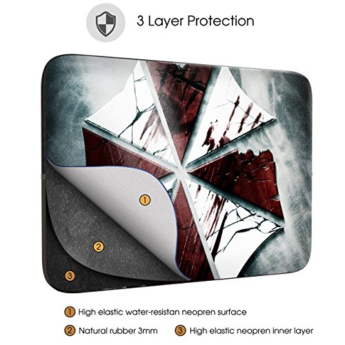 Sidorenko Schutzhülle für Laptops mit einer Bildschirmdiagonale von 43,9 cm (17-17,3 Zoll) neopren max. Geräteabmessungen 41,5 cm x 30 cm - 2