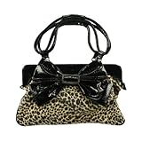 Banned Schultertasche CROCO LEO leopard-black