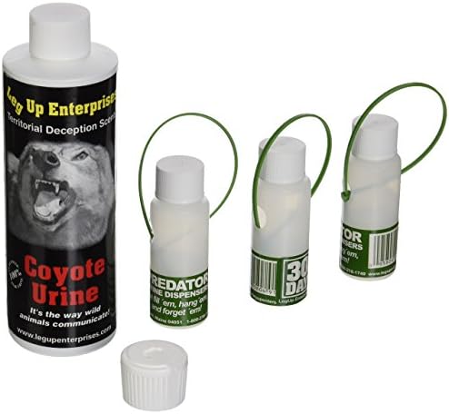Leg Up Coyote Urine with 3 30 Day Dispensers, 8-Ounce - 91206