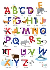 Animal Alphabet A2 Poster: Amazon.co.uk: Baby