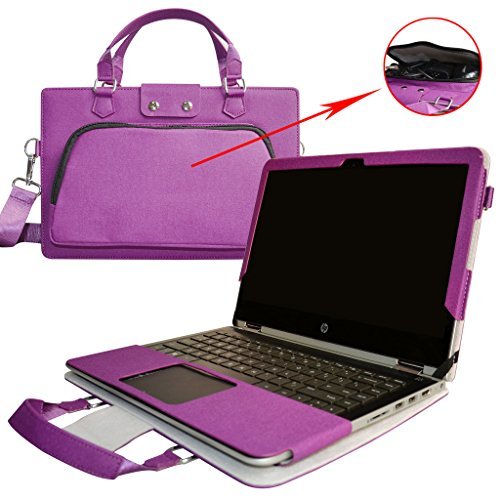 Pavilion x360 13 Case 2 in 1 Accurately Designed Protective PU Leather Cover   Portable Carrying Bag For 13 3  HP Pavilion x360 13 13-u000 Series Lapt
