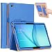 Produktbild Tonycase Hülle für Huawei MediaPad M5 Lite 10 -PU Leder Stand Folio Tasche mit Auto Sleep Wake up/Standfunktion für Huawei MediaPad M5 Lite 10 10.1 Zoll 2018 Modell (Blau)